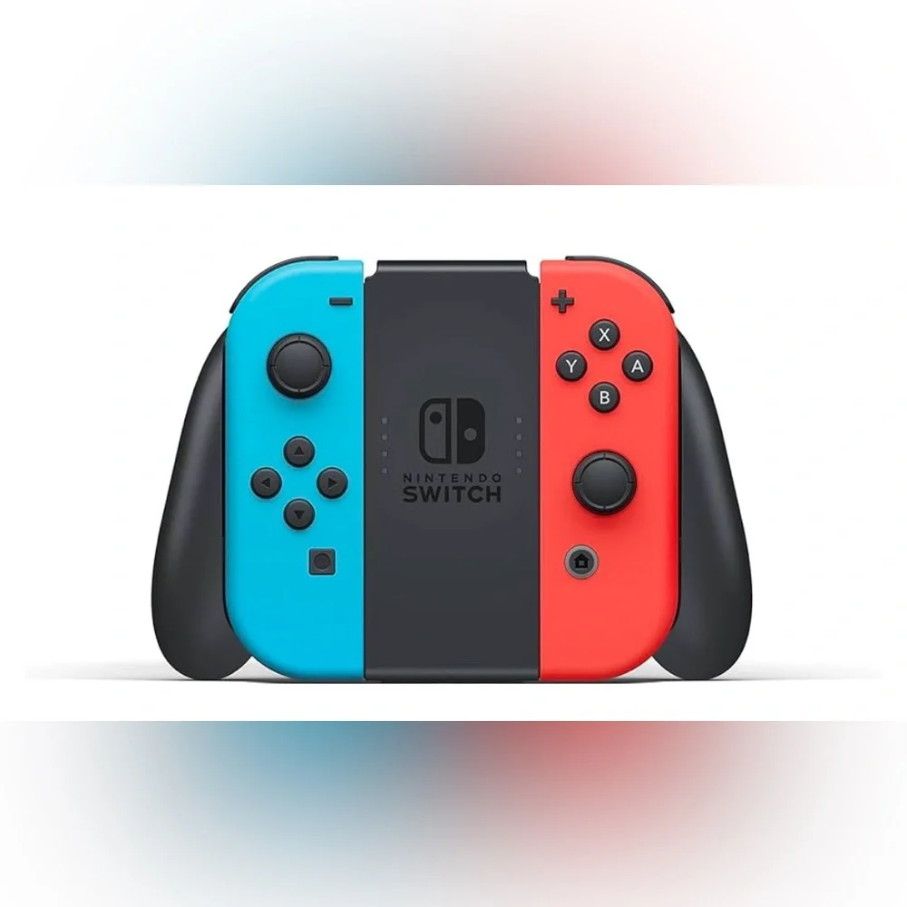 NintendoSwitch™ NeonBlue-Neon Red Joy-Con™ Bundle. Animal Crossing & VR Headset - Picture 2 of 7